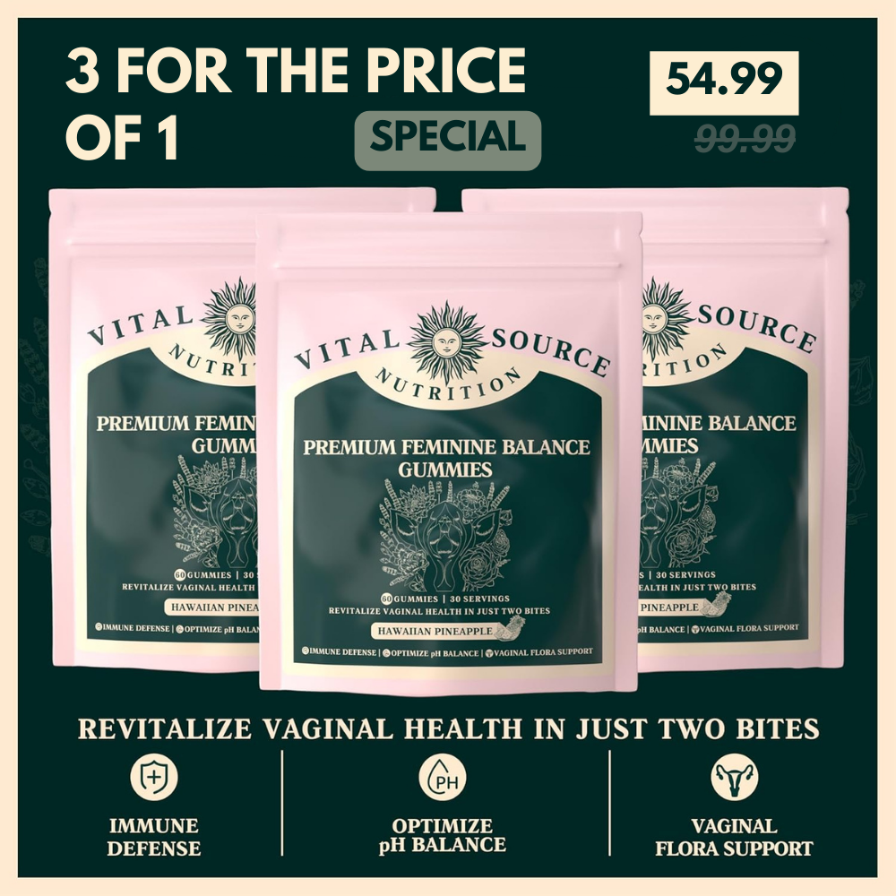 Feminine Balance Gummies | BUY 1 GET 2 FREE
