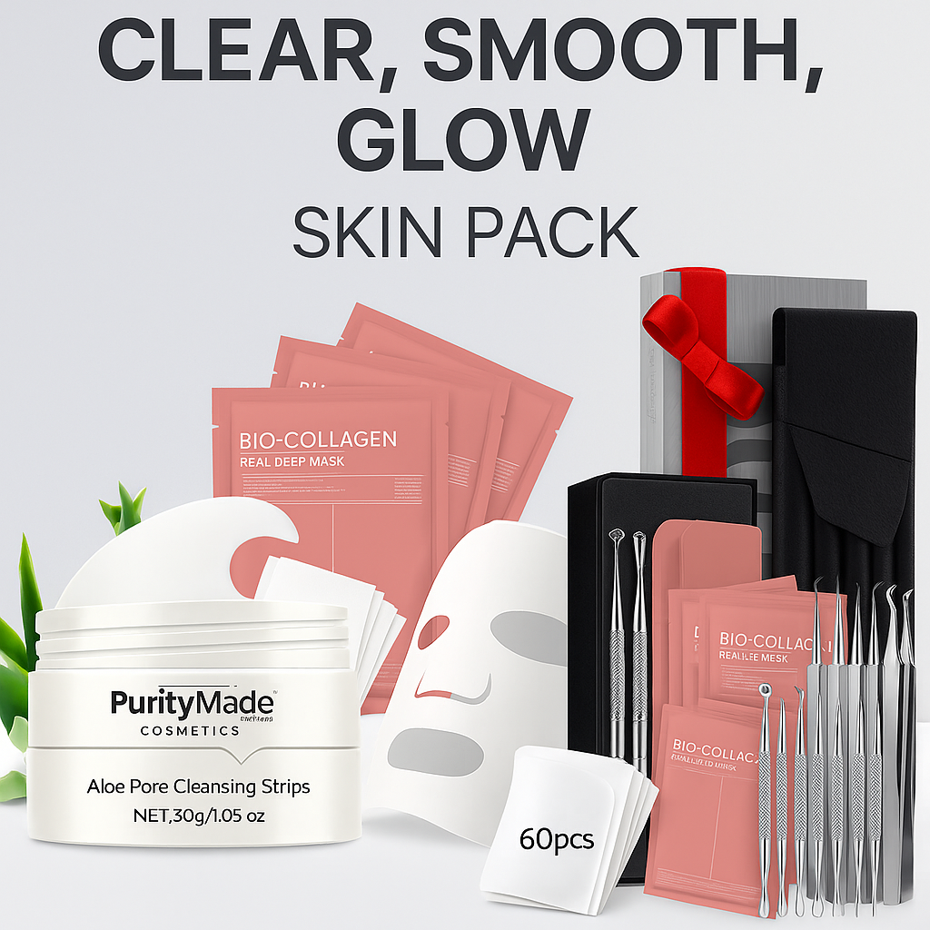 Aloe Pore Strips Cleansing Set